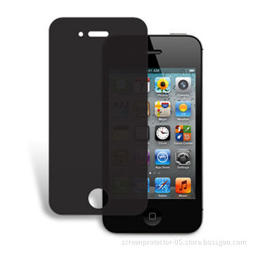 Hottest 4 Unique Way Privacy Screen Guard for iPhone 4S, Made of PET